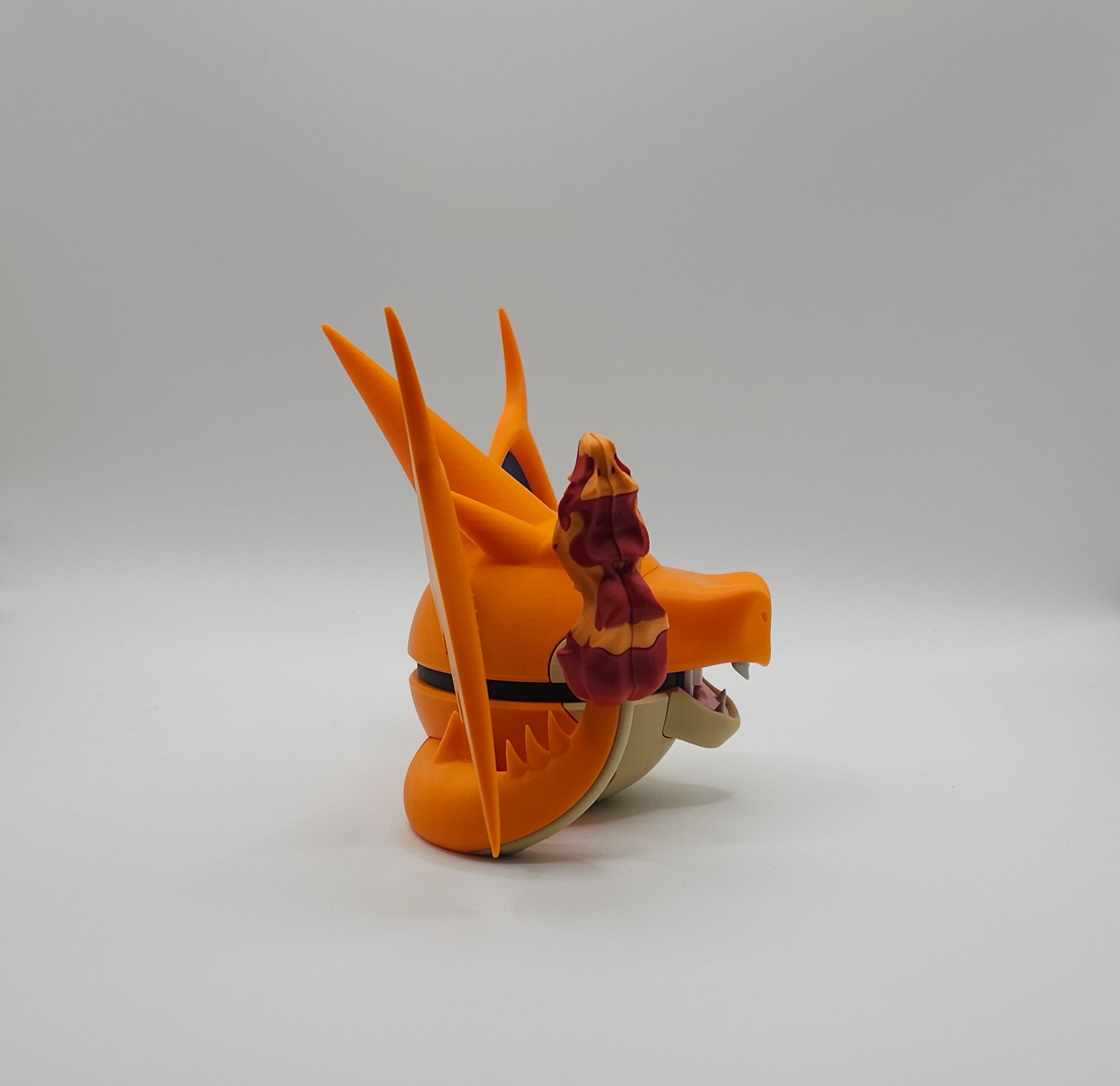 Pokemon Character Design- 3D Printed Pokeball- Mega Charizard Y- Unique Display Collectible