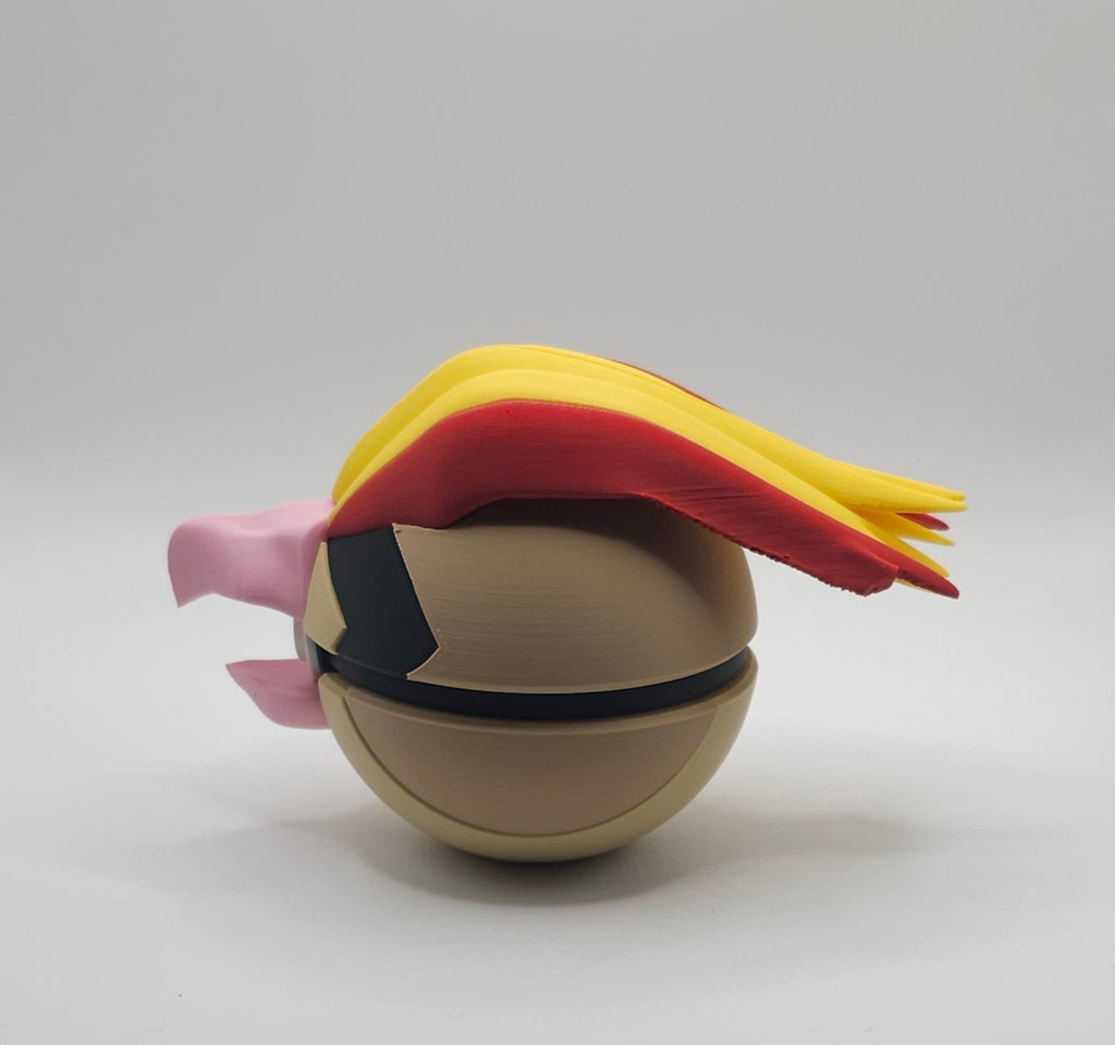 Pokemon Character Design - 3D Printed Pokeball - Pidgeot - Unique Display Collectible
