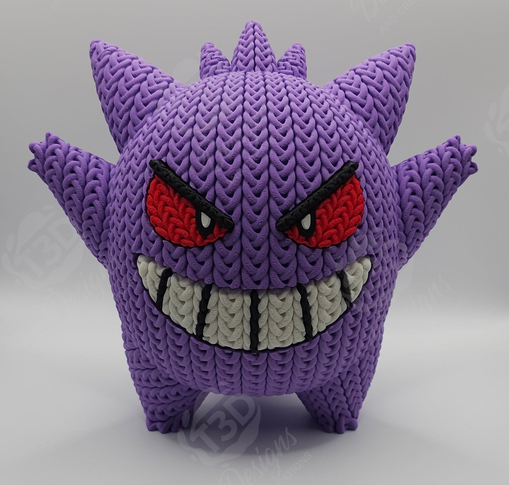 Gengar Knitted Design Figure