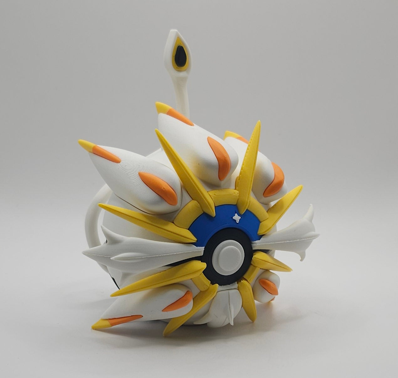 Pokemon Character Design- 3D Printed Pokeball- Solgaleo- Unique Display Collectible