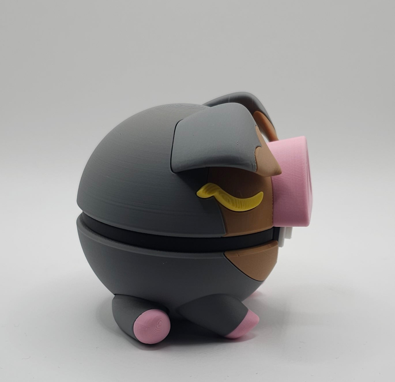 Pokemon Character Design- 3D Printed Pokeball- Lechonk - Unique Display Collectible