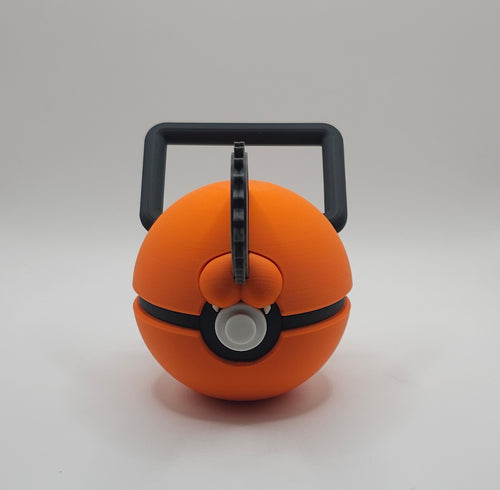 Chainsaw Man Character Pochita Design- 3D Printed Pokeball- Unique Display Collectible
