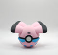 Pokemon Character Design- 3D Printed Pokeball- Snubbull - Unique Display Collectible
