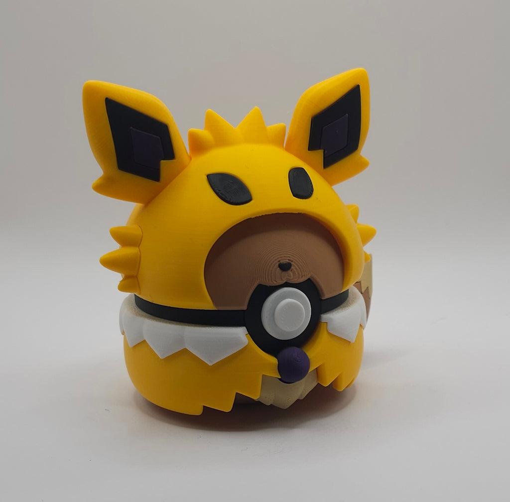 Pokemon Eeveelutions Poncho Design- 3D Printed Pokeball- Unique Display Fan Art Collectible