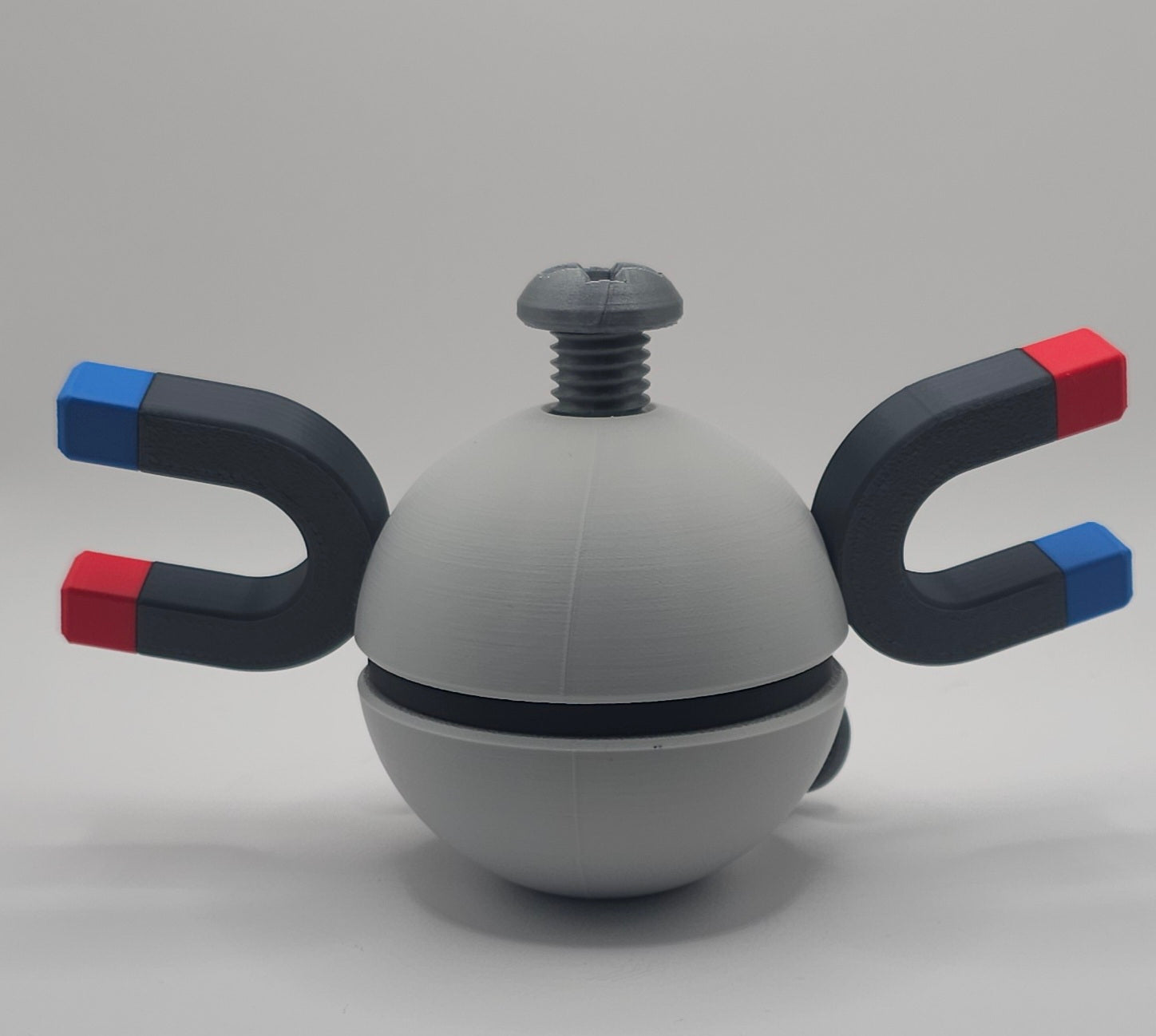 Pokemon Character Design 3D Printed Pokeball - Magnemite - Unique Display Collectible