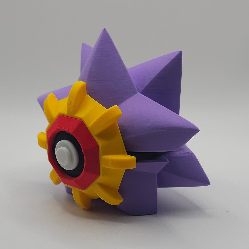 Pokemon Character Design- 3D Printed Pokeball- Starmie- Unique Display Collectible