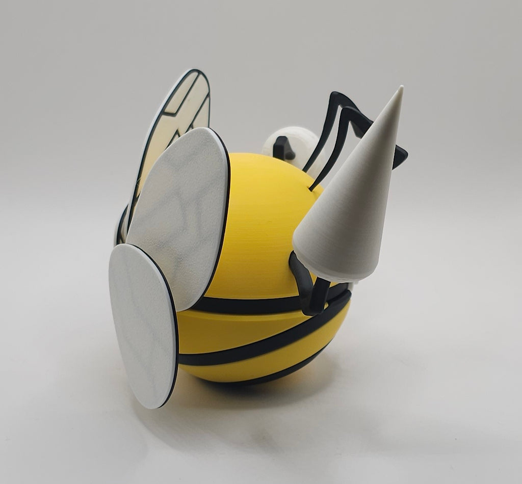 Pokemon Character Design - 3D Printed Pokeball - Beedrill - Unique Display Collectible