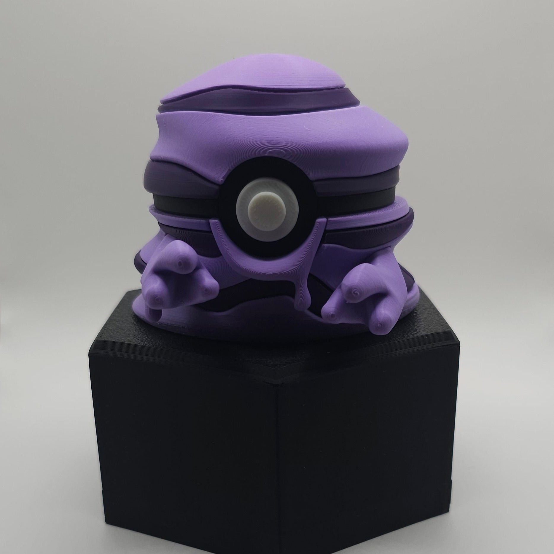 Pokemon Character Design- 3D Printed Pokeball- Grimer- Unique Display Collectible