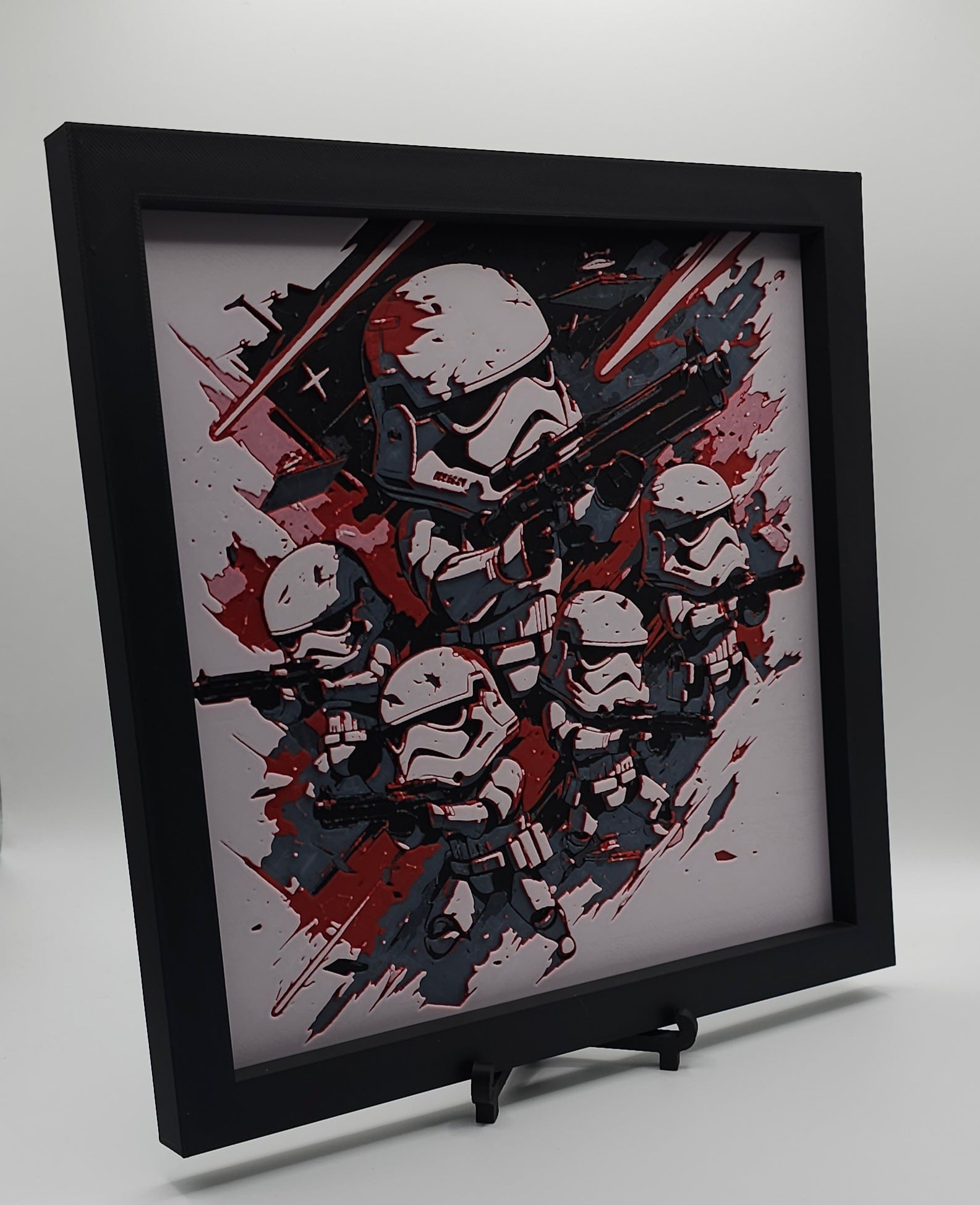 Sci-Fi Inspired Design HueForge- 3D Printed Wall Art- Unique Display Collectible