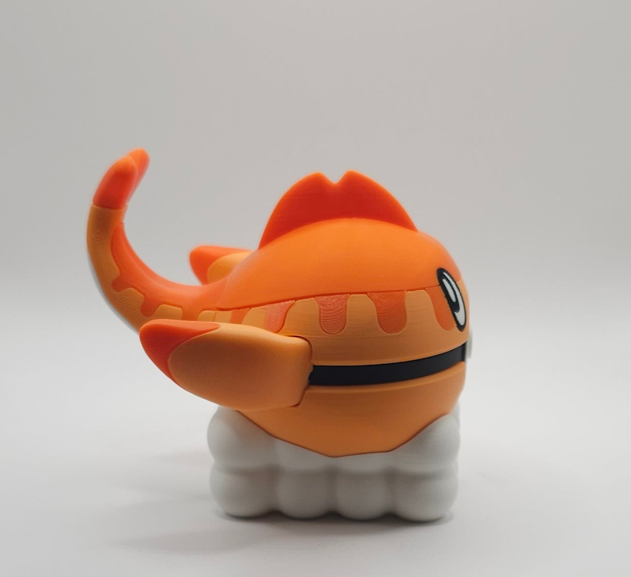 Pokemon Character Design- 3D Printed Pokeball- Tatsugiri- Unique Display Collectible