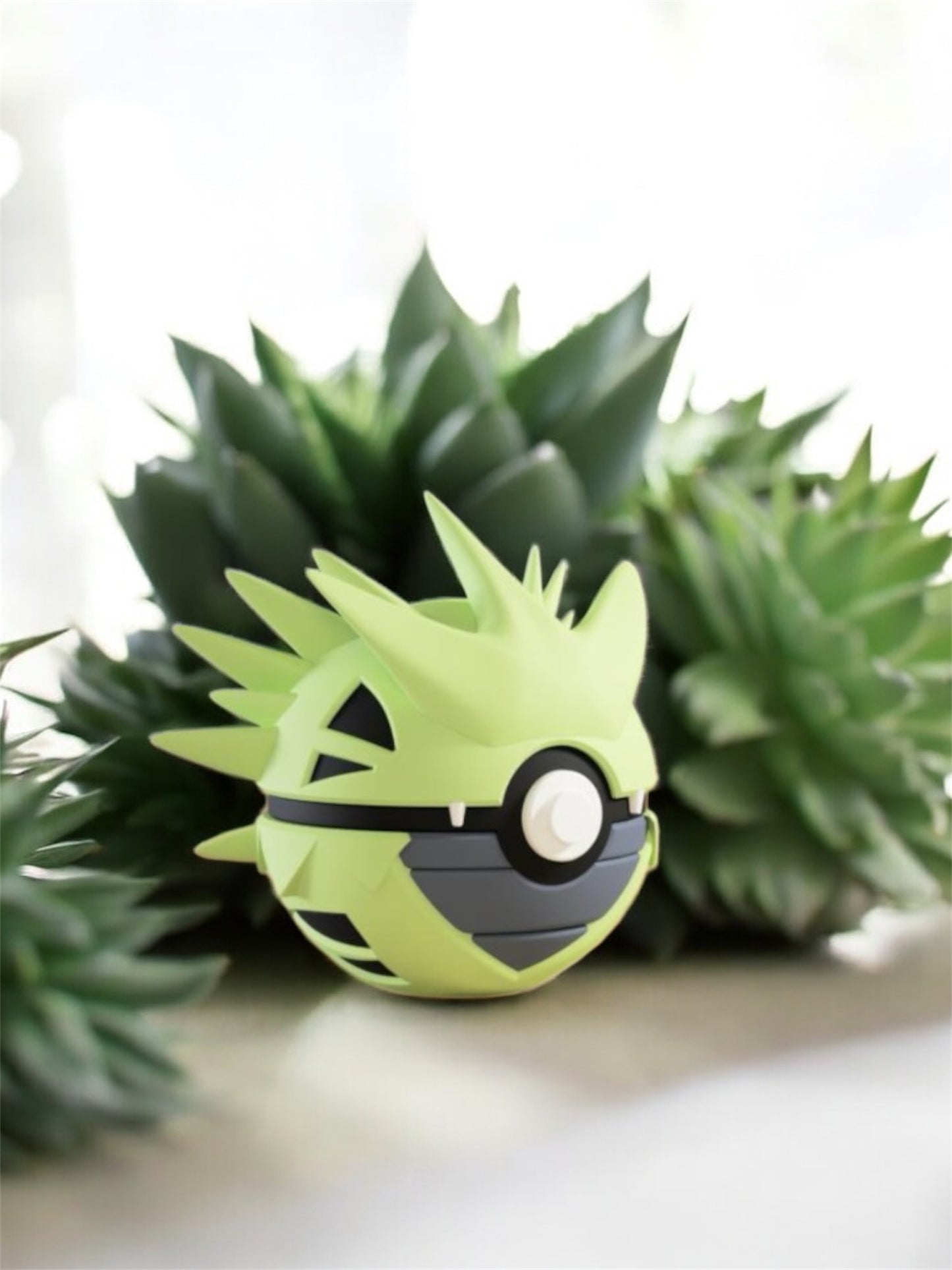 Pokemon Character Design - 3D Printed Pokeball - Tyranitar - Unique Display Collectible