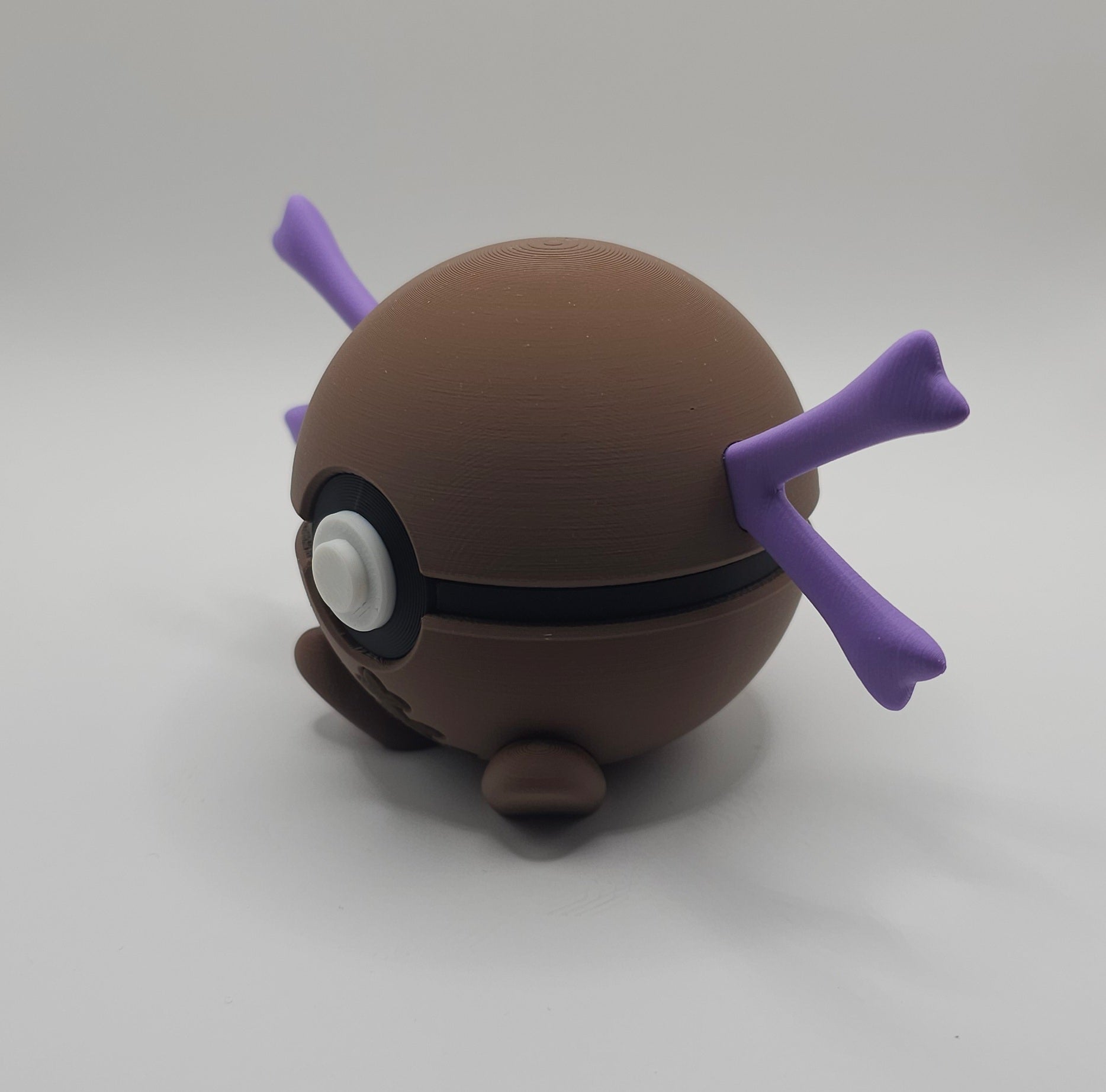 Pokemon Character Design- 3D Printed Pokeball- Paldean Wooper- Unique Display Collectible
