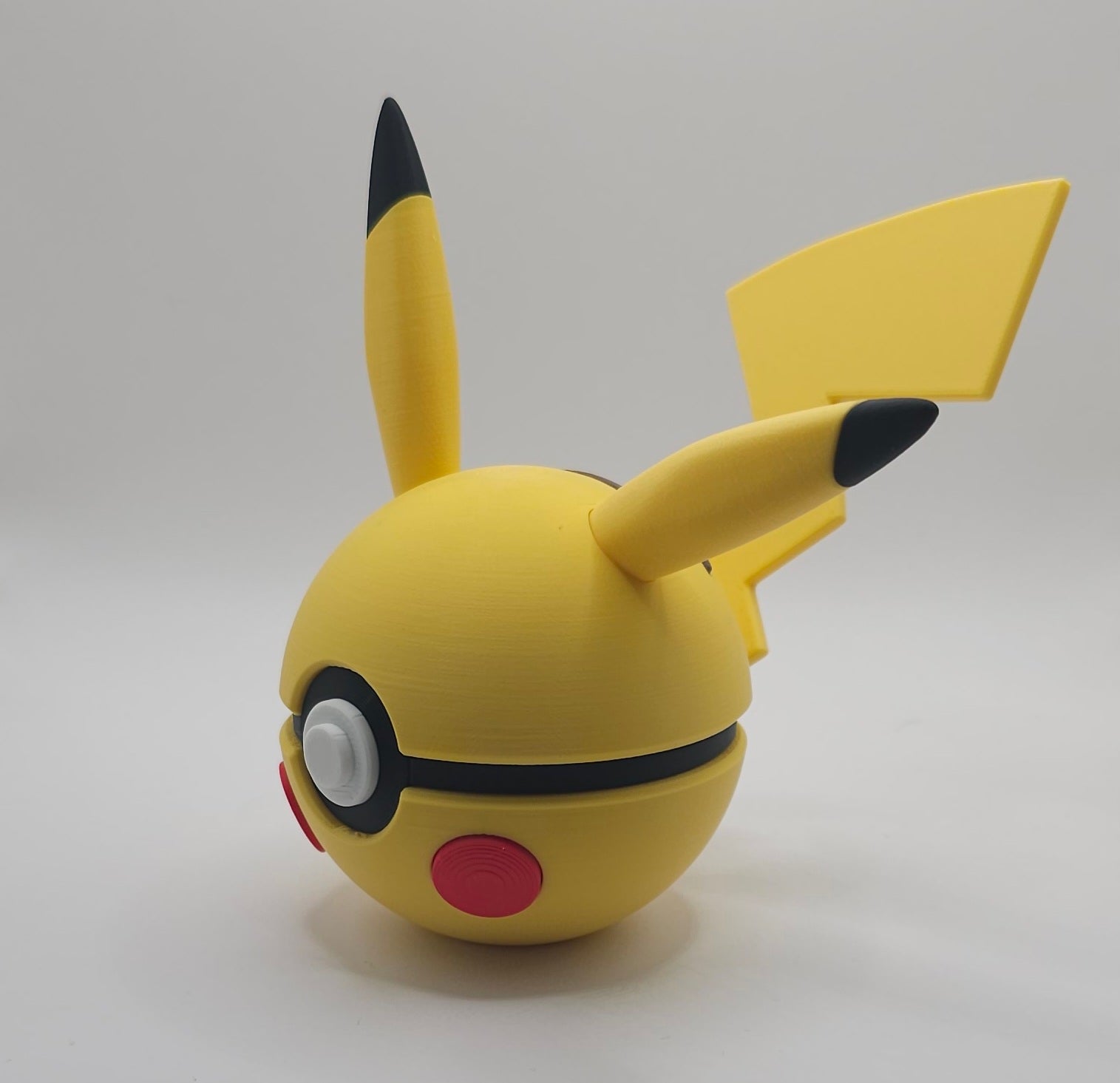 Pokemon Character Design 3D Printed Pokeball - Pikachu - Unique Display Collectible