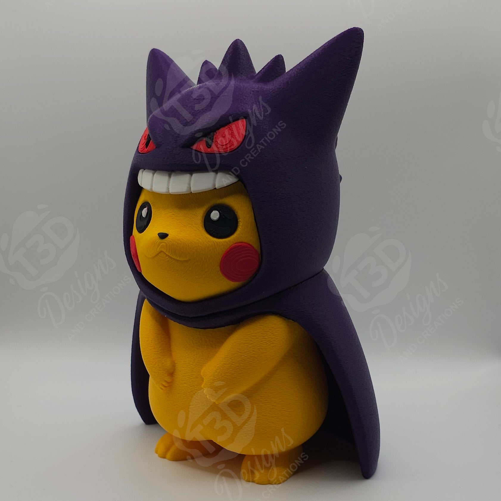 Pikachu x Gengar Poncho Figure