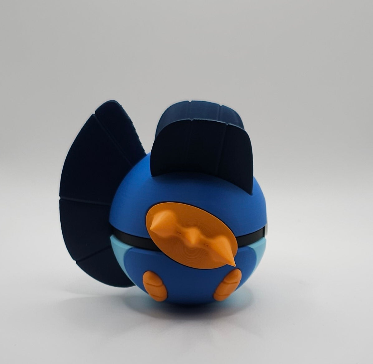 Pokemon Character Design- 3D Printed Pokeball- Swampert - Unique Display Collectible