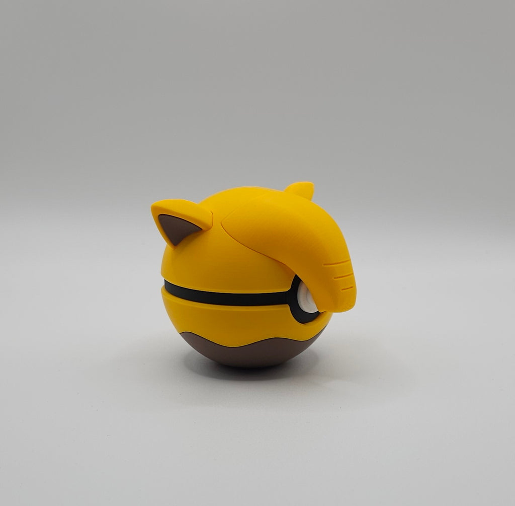Pokemon Character Design- 3D Printed Pokeball- Drowzee- Unique Display Collectible