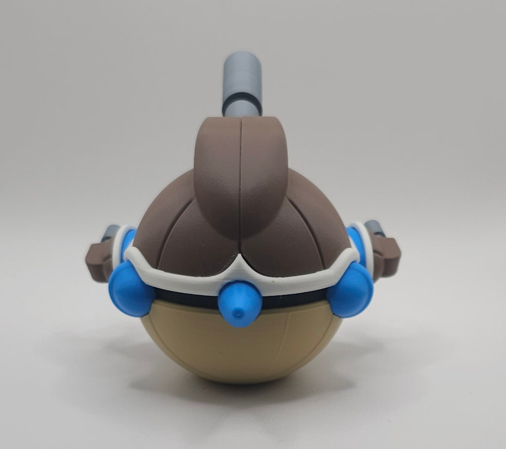 Pokemon Character Design - 3D Printed Pokeball - Mega Blastoise - Unique Display Collectible