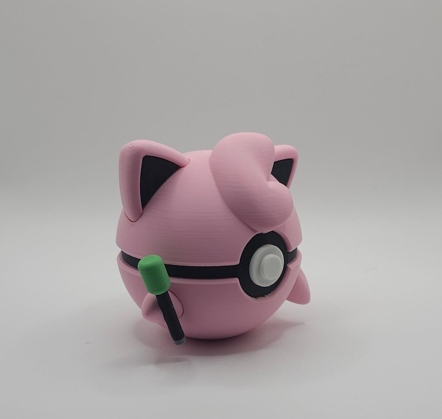 Pokemon Character Design 3D Printed Pokeball - Jigglypuff - Unique Display Collectible
