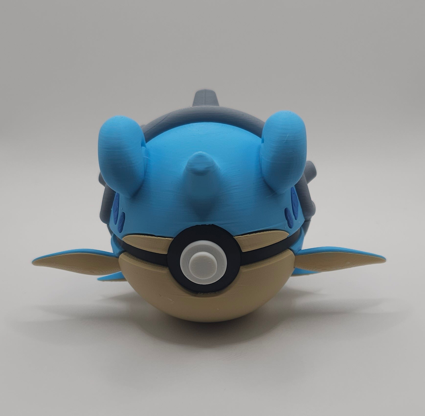 Pokemon Character Design - 3D Printed Pokeball - Lapras - Unique Display Fan Art Collectible