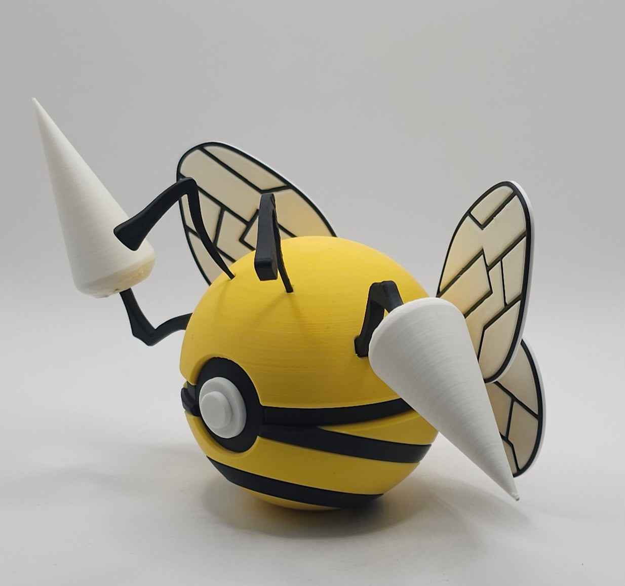 Pokemon Character Design - 3D Printed Pokeball - Beedrill - Unique Display Collectible
