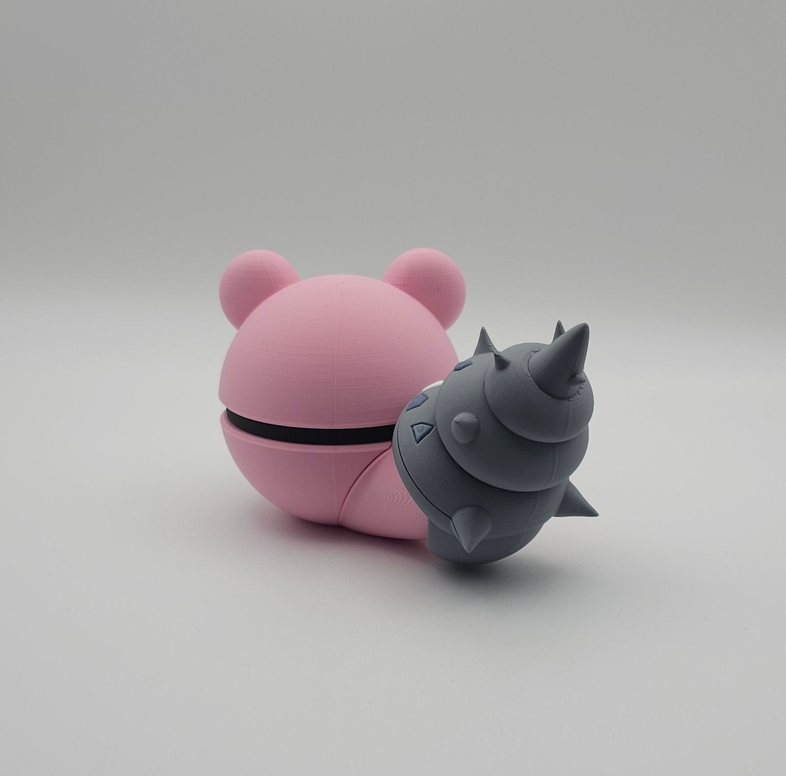 Pokemon Character Design- 3D Printed Pokeball- Slowbro - Unique Display Collectible