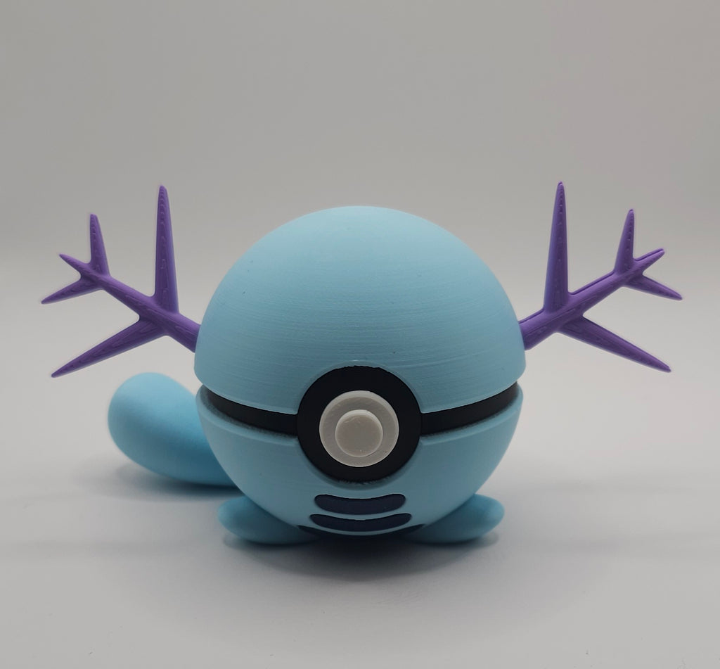Pokemon Character Design - 3D Printed Pokeball - Wooper - Unique Display Collectible