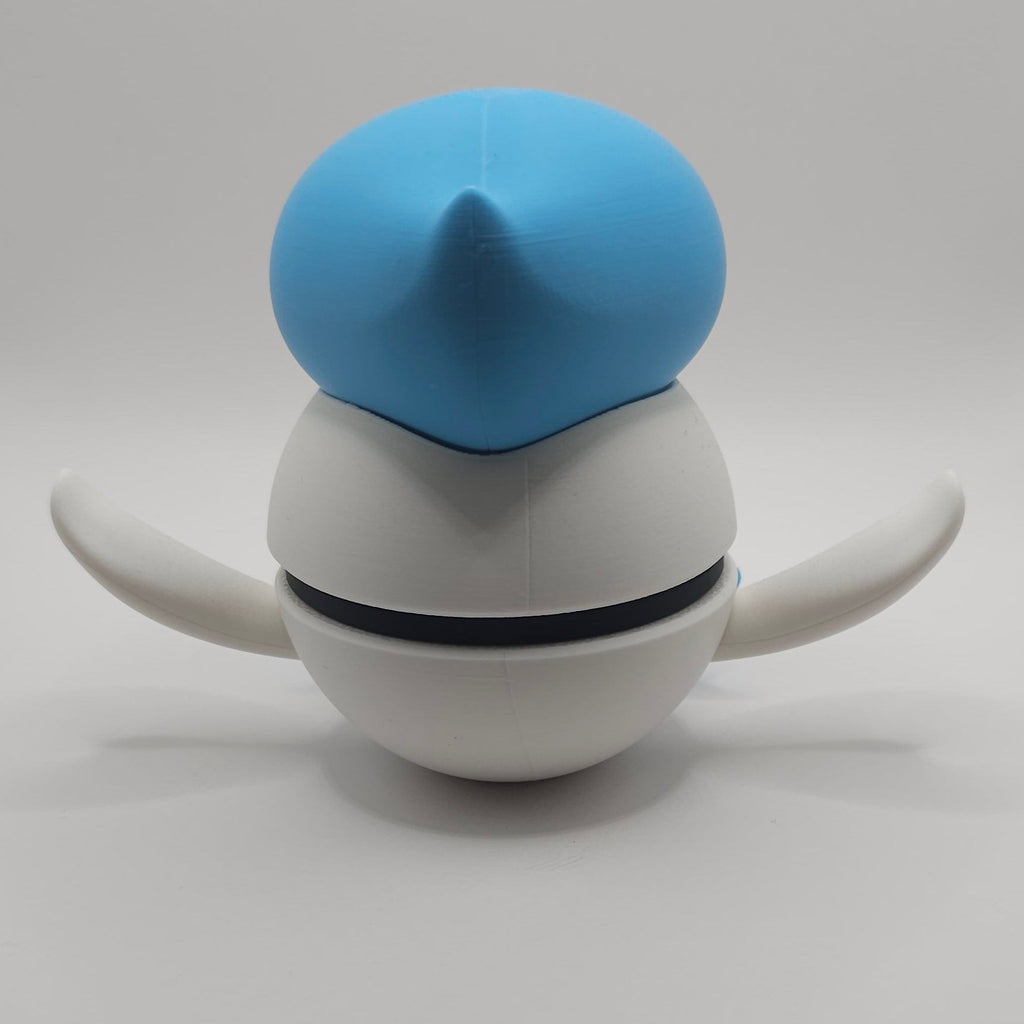 Pokemon Character Design- 3D Printed Pokeball- Quaxly- Unique Display Collectible