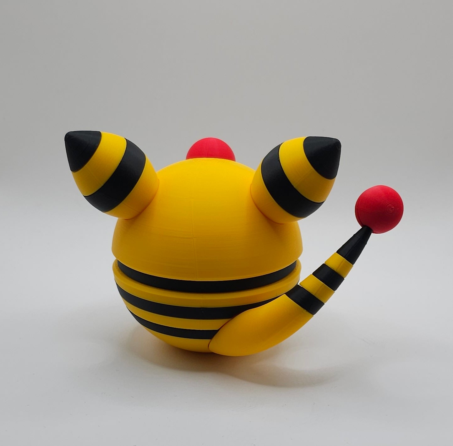 Pokemon Character Design- 3D Printed Pokeball- Ampharos - Unique Display Collectible