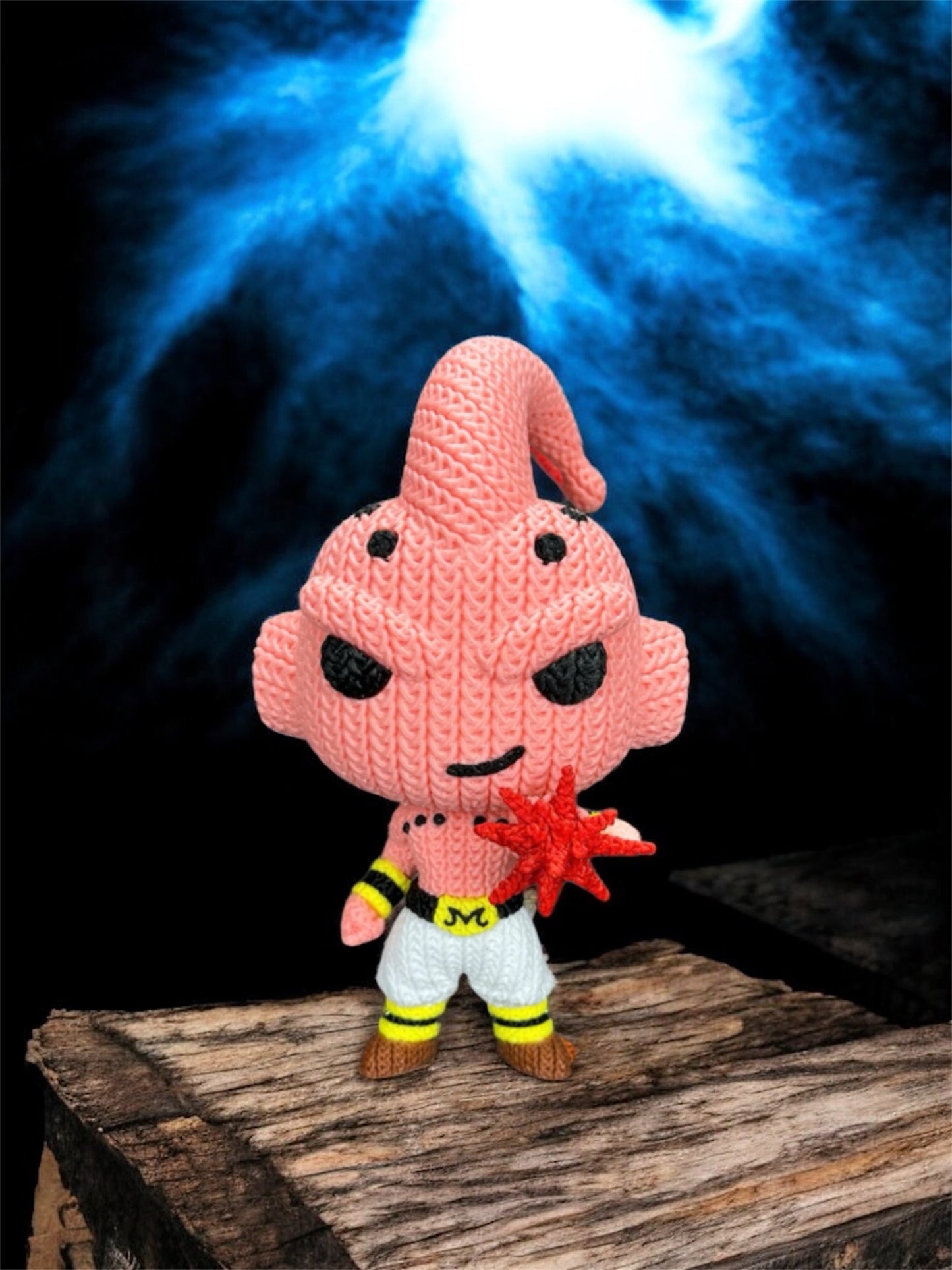 Knitted Design - 3D Printed Dragonball Z Character Figures - Unique Display Collectibles