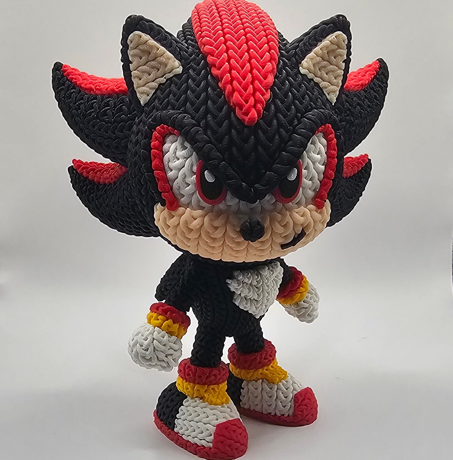 Sonic & Friends- 3D Printed Knitted Design Figures- Unique Display Fan Art Collectibles