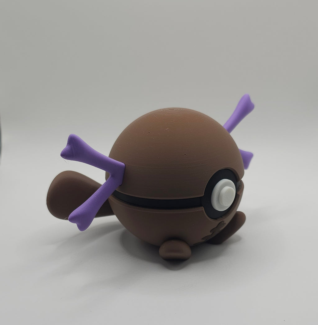 Pokemon Character Design- 3D Printed Pokeball- Paldean Wooper- Unique Display Collectible