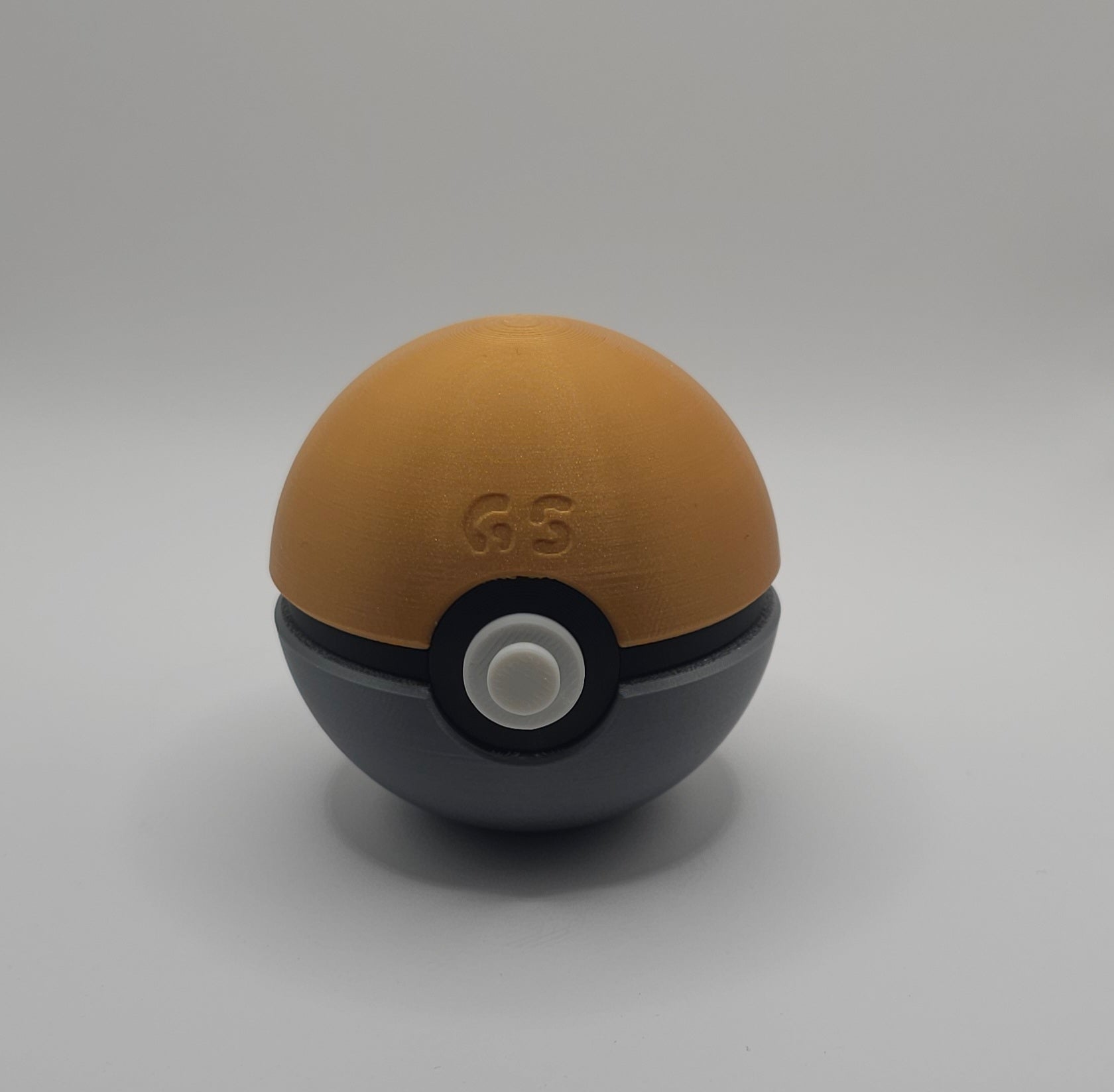 Pokemon 3D Printed Pokeball- GS Design- Unique Fan Art Collectible