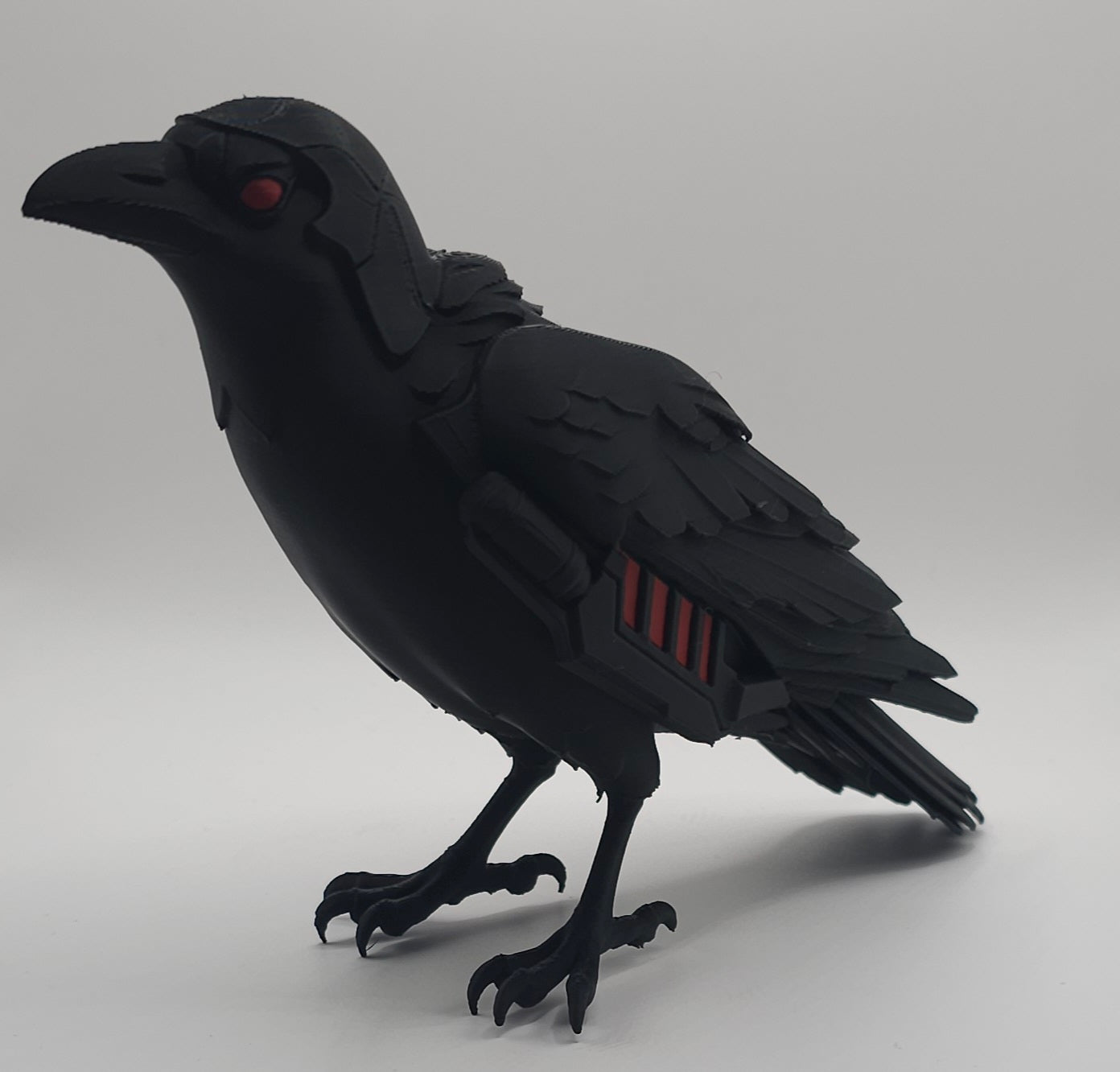 Mephisto Bird- 3D Printed Figure- Unique Display Collectible