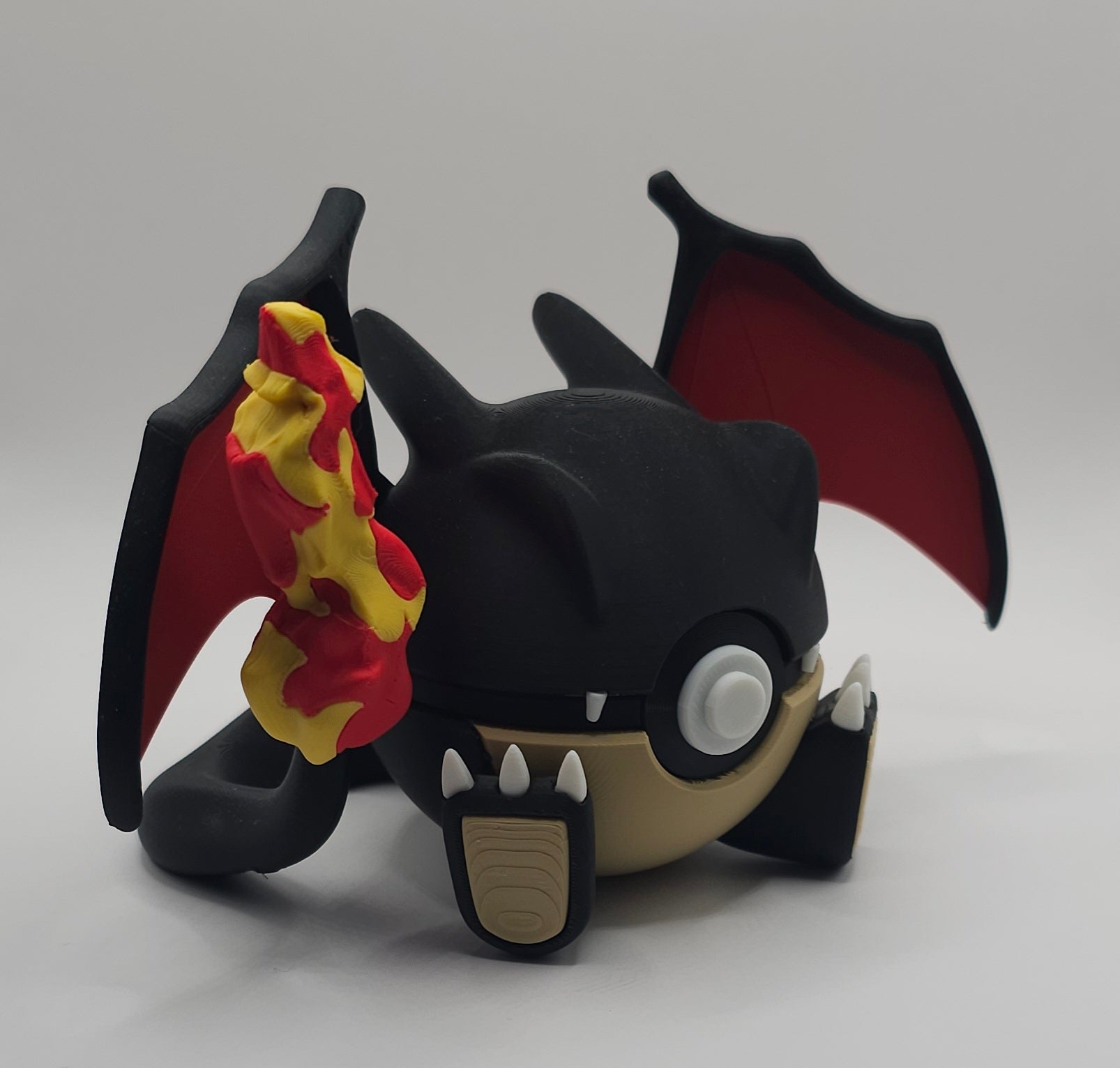 Pokemon Character Design 3D Printed Pokeball - Charizard - Unique Display Collectible