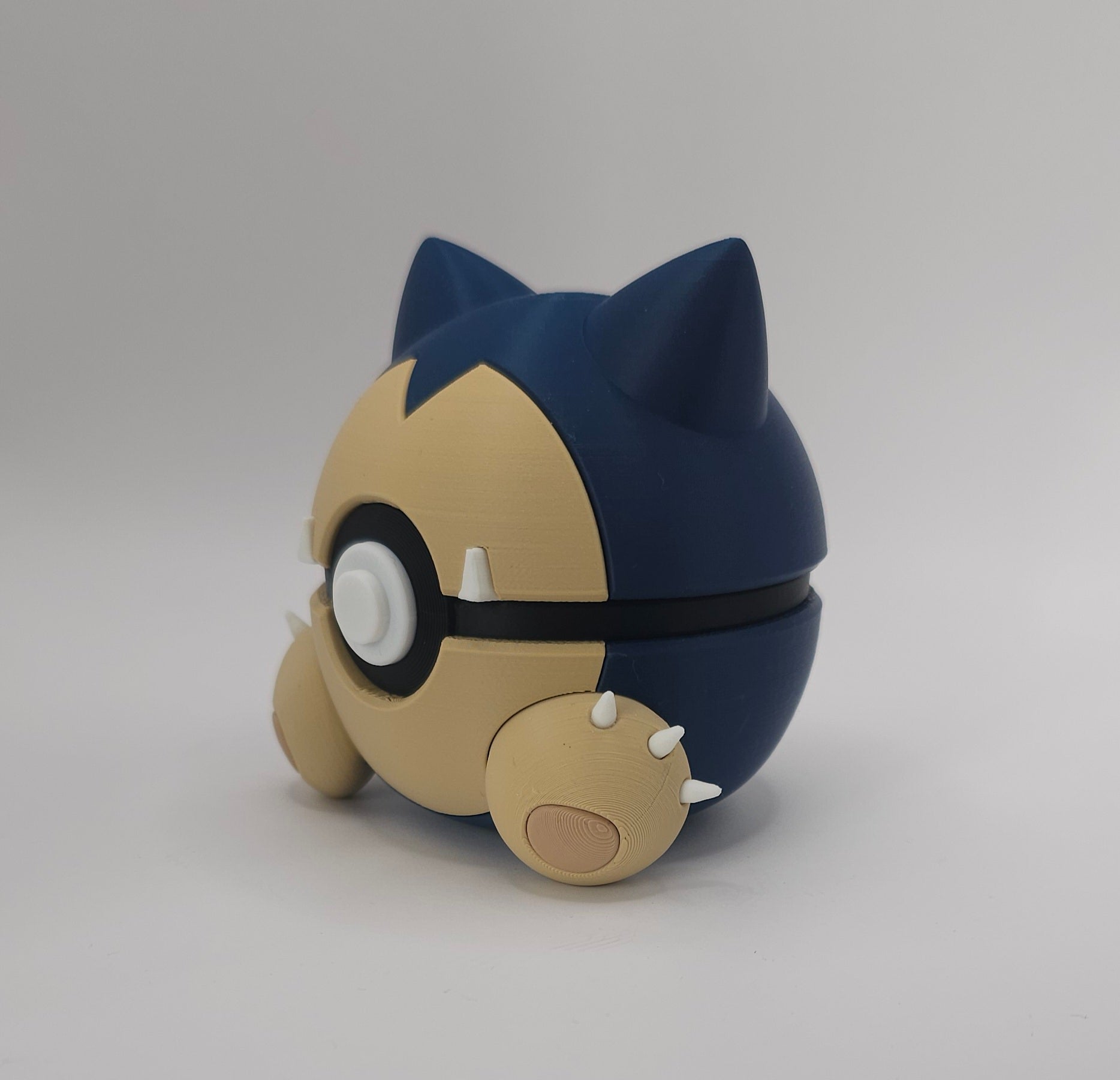 Pokemon Character Design 3D Printed Pokeball - Snorlax - Unique Display Collectible