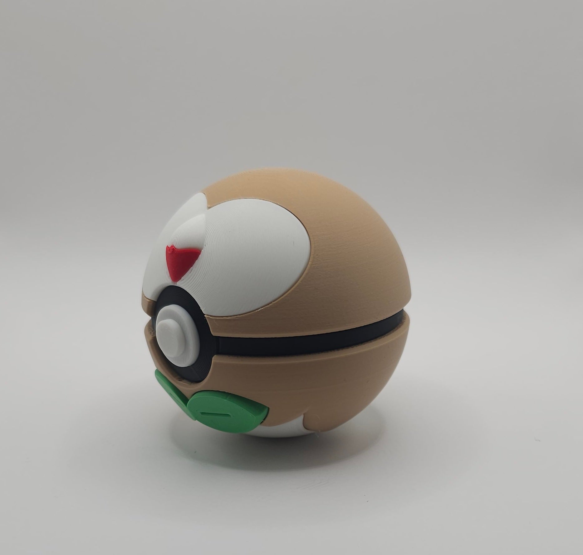 Pokemon Character Design- 3D Printed Pokeball- Rowlett- Unique Display Collectible
