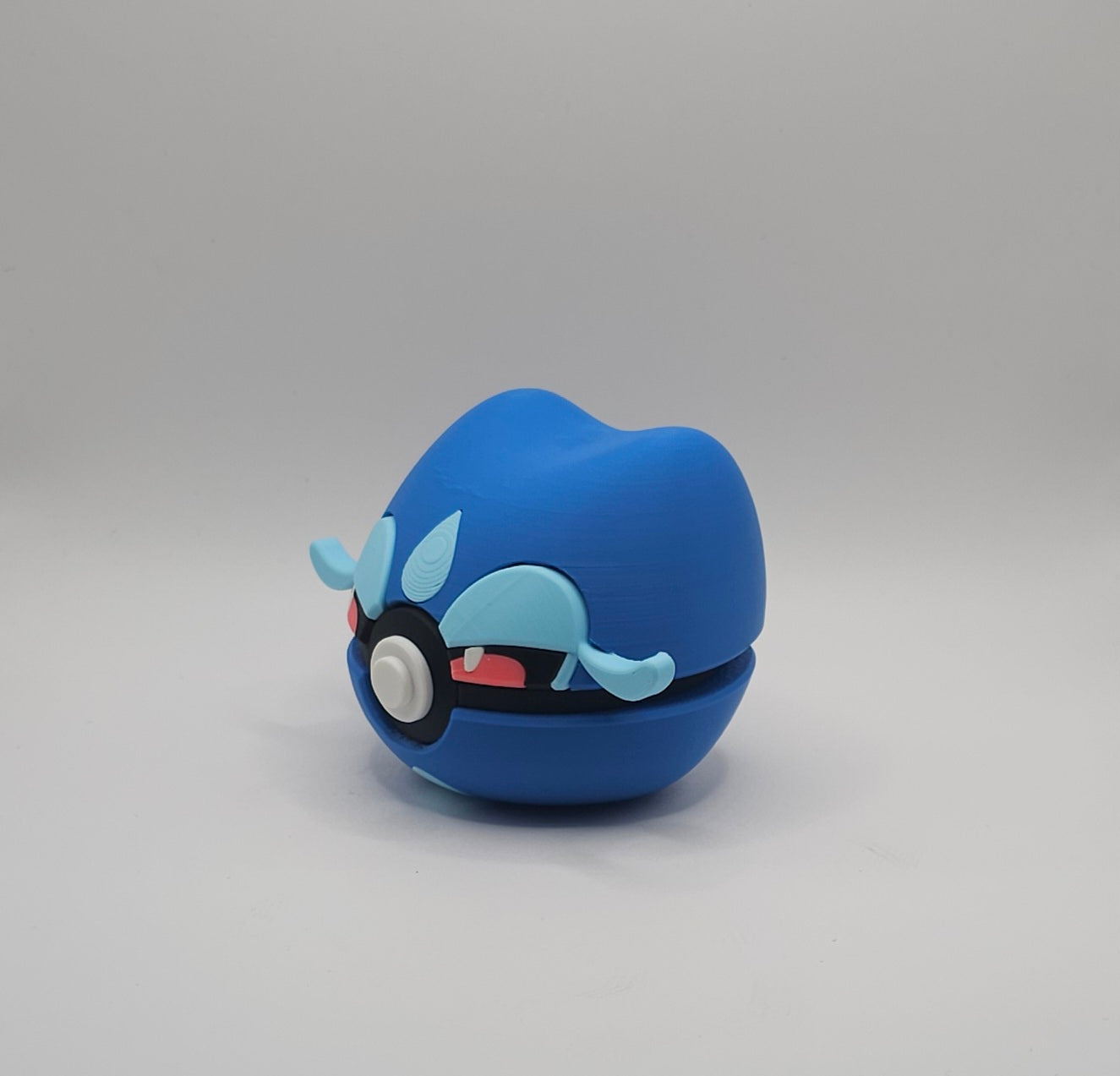 Pokemon Character Design- 3D Printed Pokeball- Gecqua- Unique Display Collectible