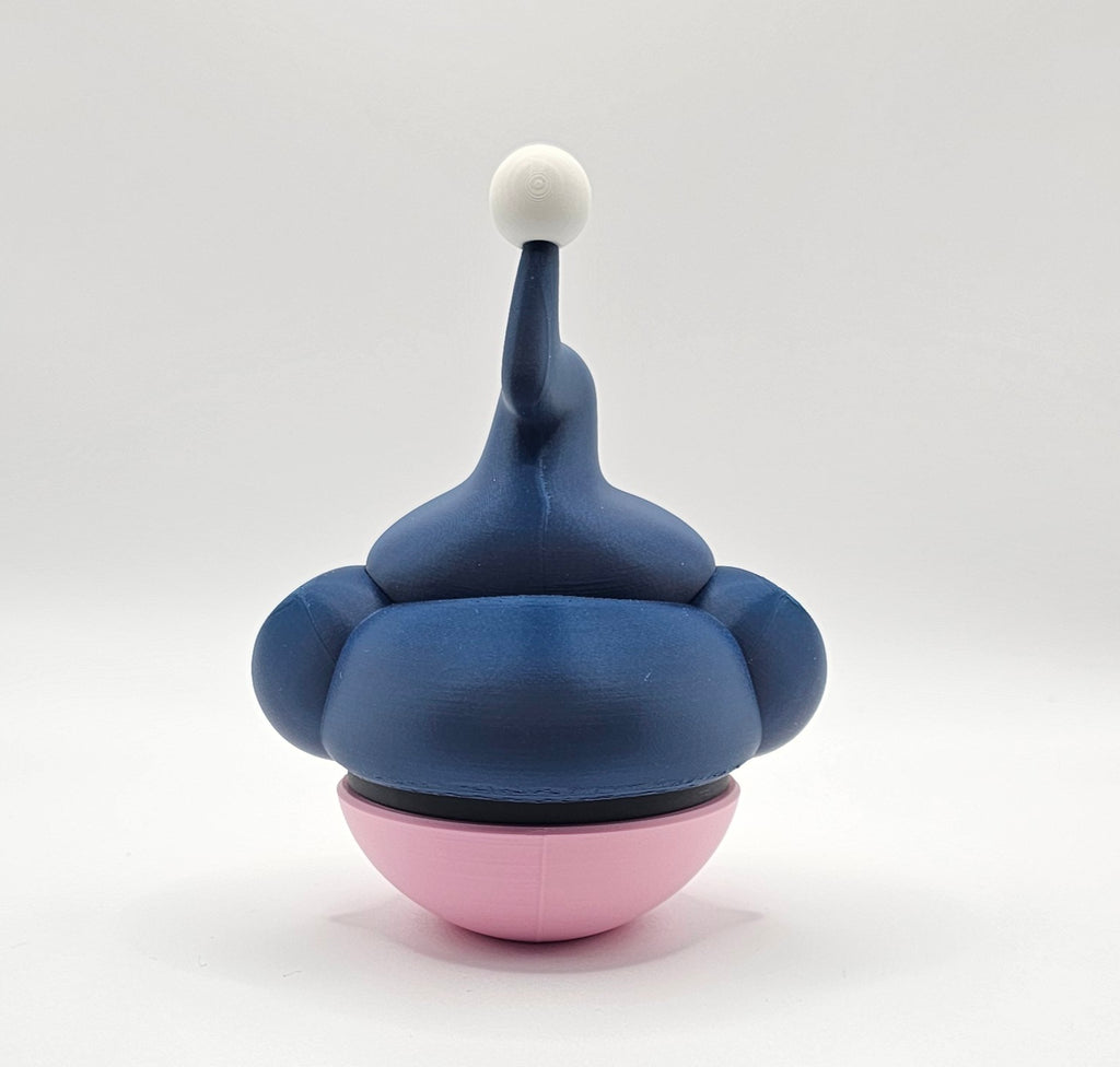 Pokemon Character Design- 3D Printed Pokeball- Mime Jr- Unique Display Collectible