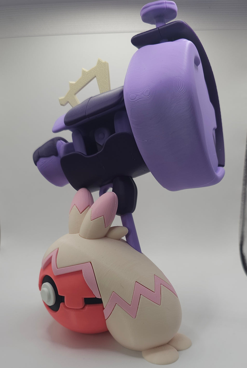 Pokemon Character Design- 3D Printed Pokeball- Tinkaton- Unique Display Collectible