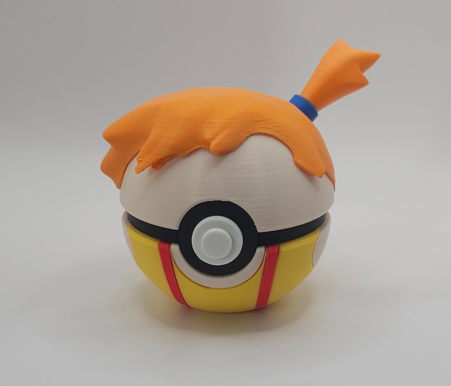 Pokemon Character Design- 3D Printed Pokeball- Ash, Brock & Misty- Unique Display Collectible