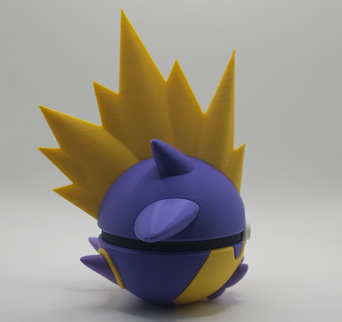 Pokemon Character Design- 3D Printed Pokeball- Toxtricity- Unique Display Collectible