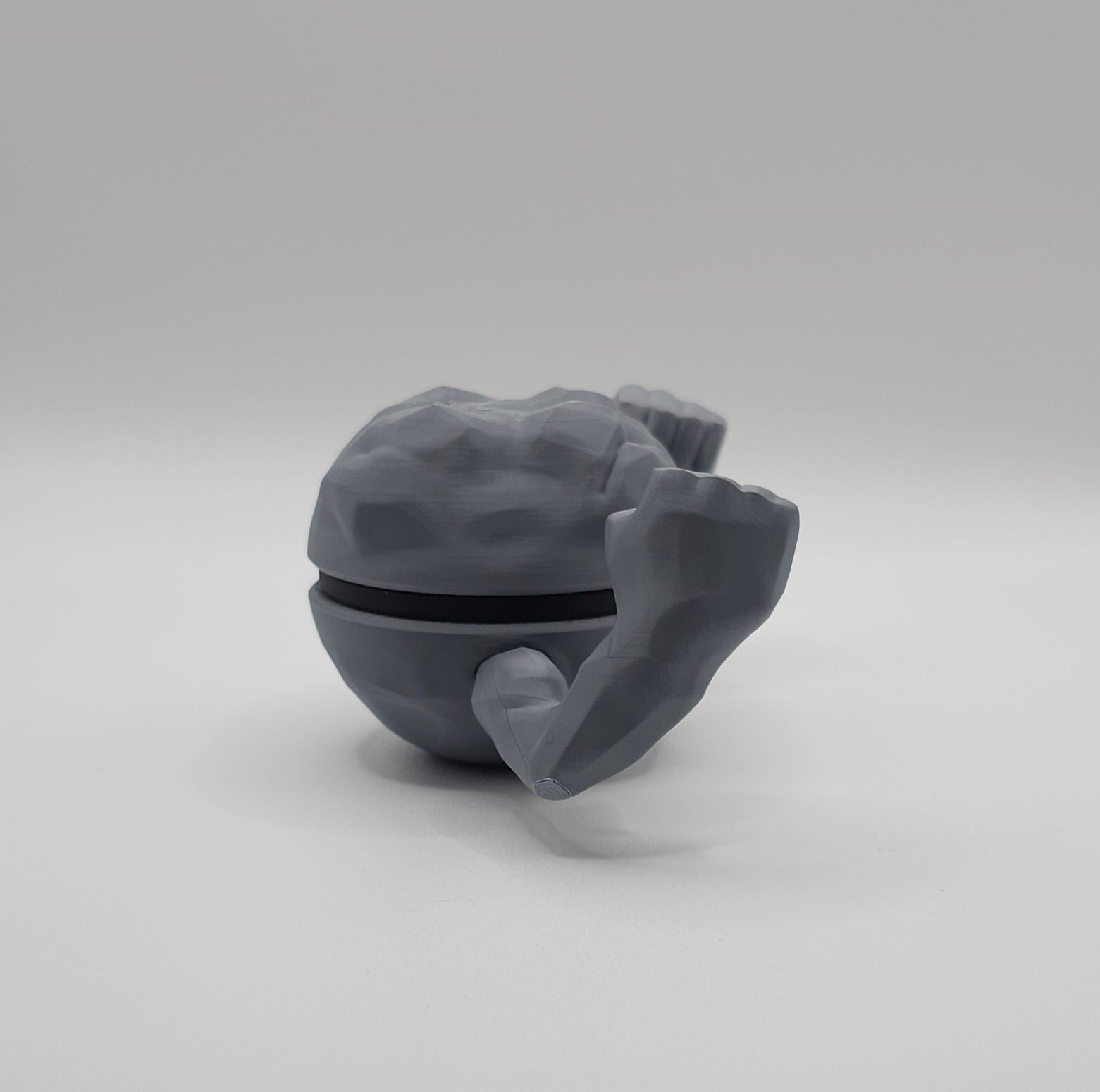 Pokemon Character Design- 3D Printed Pokeball- Geodude- Unique Display Collectible