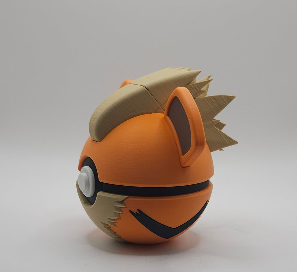 Pokemon Character Design 3D Printed Pokeball- Growlithe - Unique Display Collectible