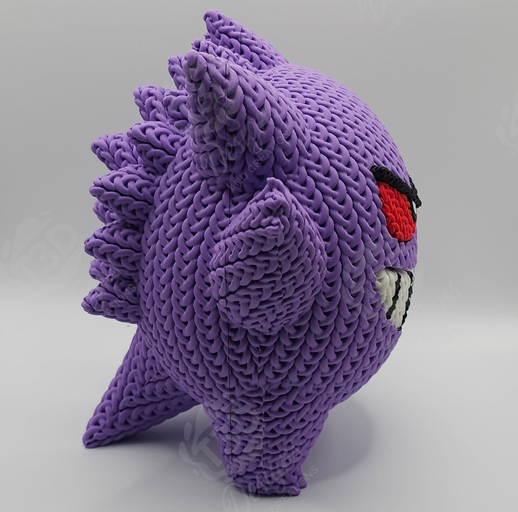 Gengar Knitted Design Figure