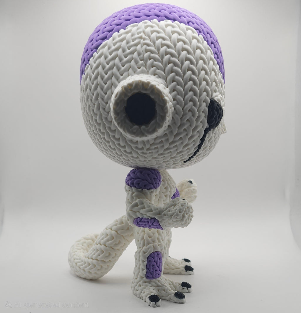 Knitted Design - 3D Printed Dragonball Z Character Figures - Unique Display Collectibles
