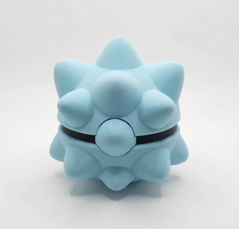 Pokemon Character Design- 3D Printed Pokeball- Snom- Unique Display Collectible