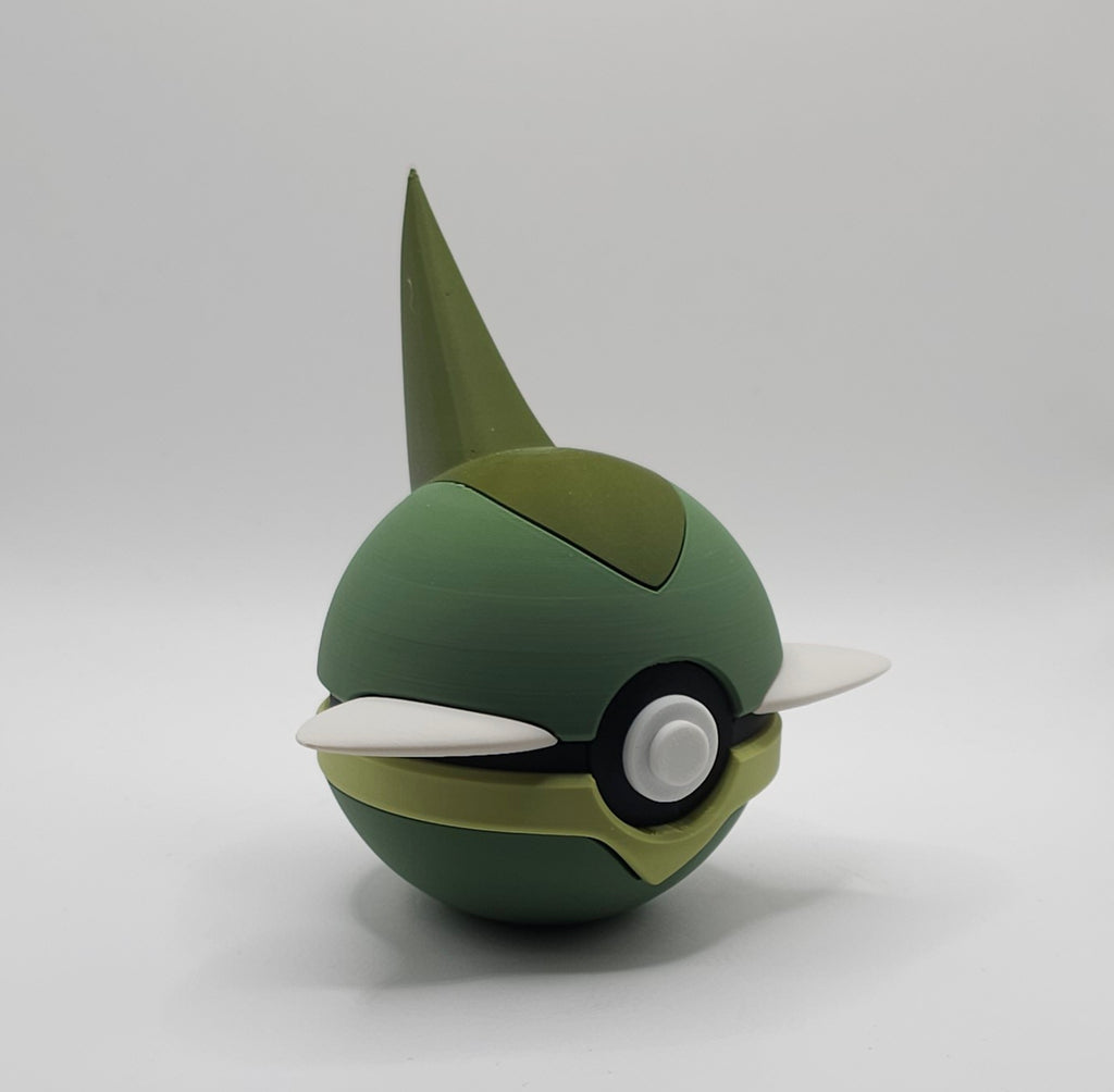 Pokemon Character Design - 3D Printed Pokeball- Axew- Unique Display Collectible