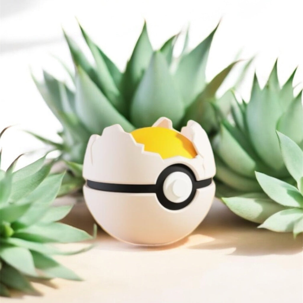 Pokemon Character Design- 3D Printed Pokeball- Exeggcute & Exeggutor- Unique Display Collectible