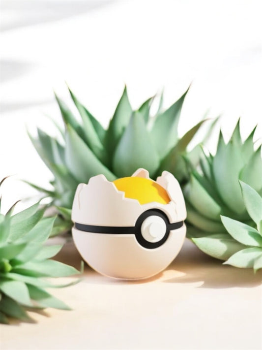 Pokemon Character Design- 3D Printed Pokeball- Exeggcute & Exeggutor- Unique Display Collectible