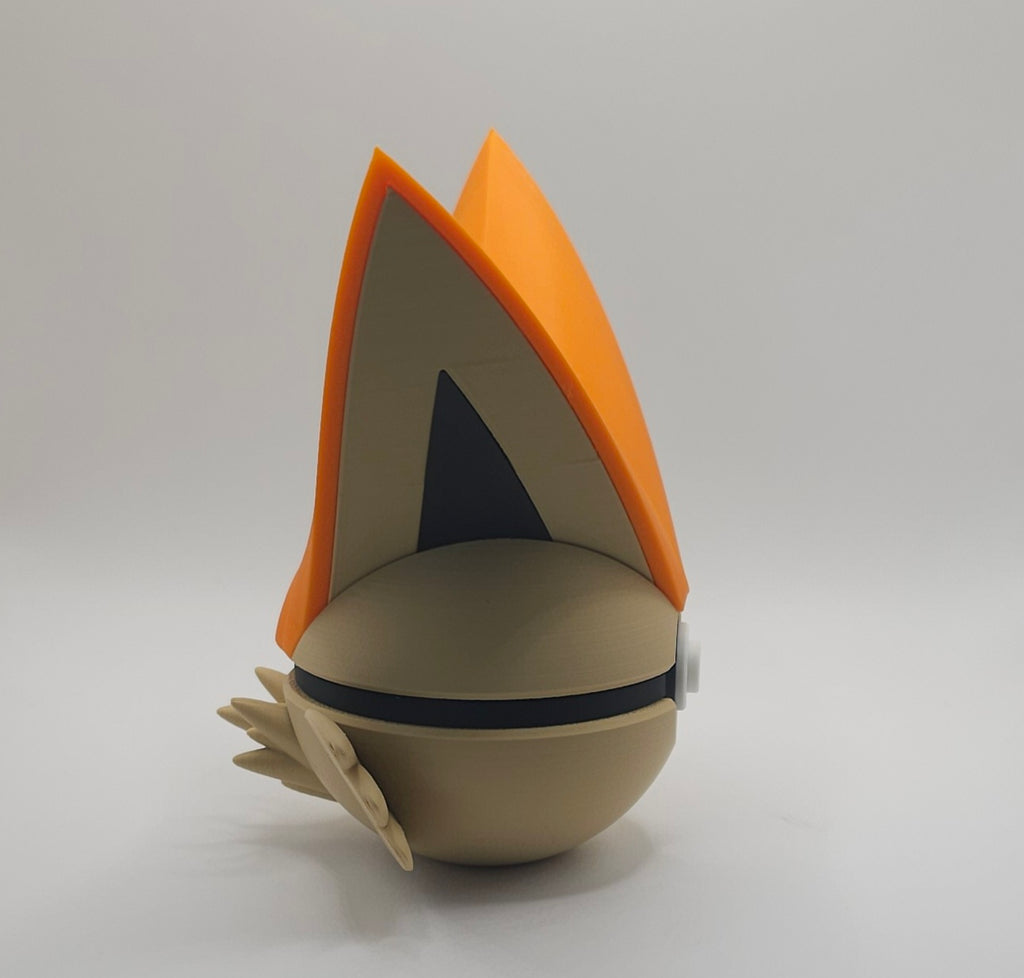 Pokemon Character Design- 3D Printed Pokeball- Victini- Unique Display Collectible